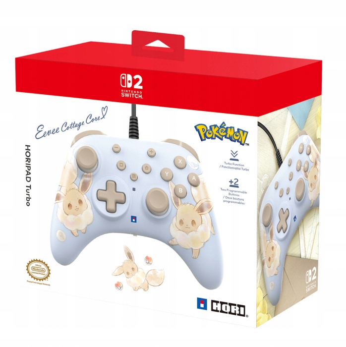 SWITCH 2 HORIPAD Turbo (Eevee) – Idealny kontroler do Nintendo Switch 2
