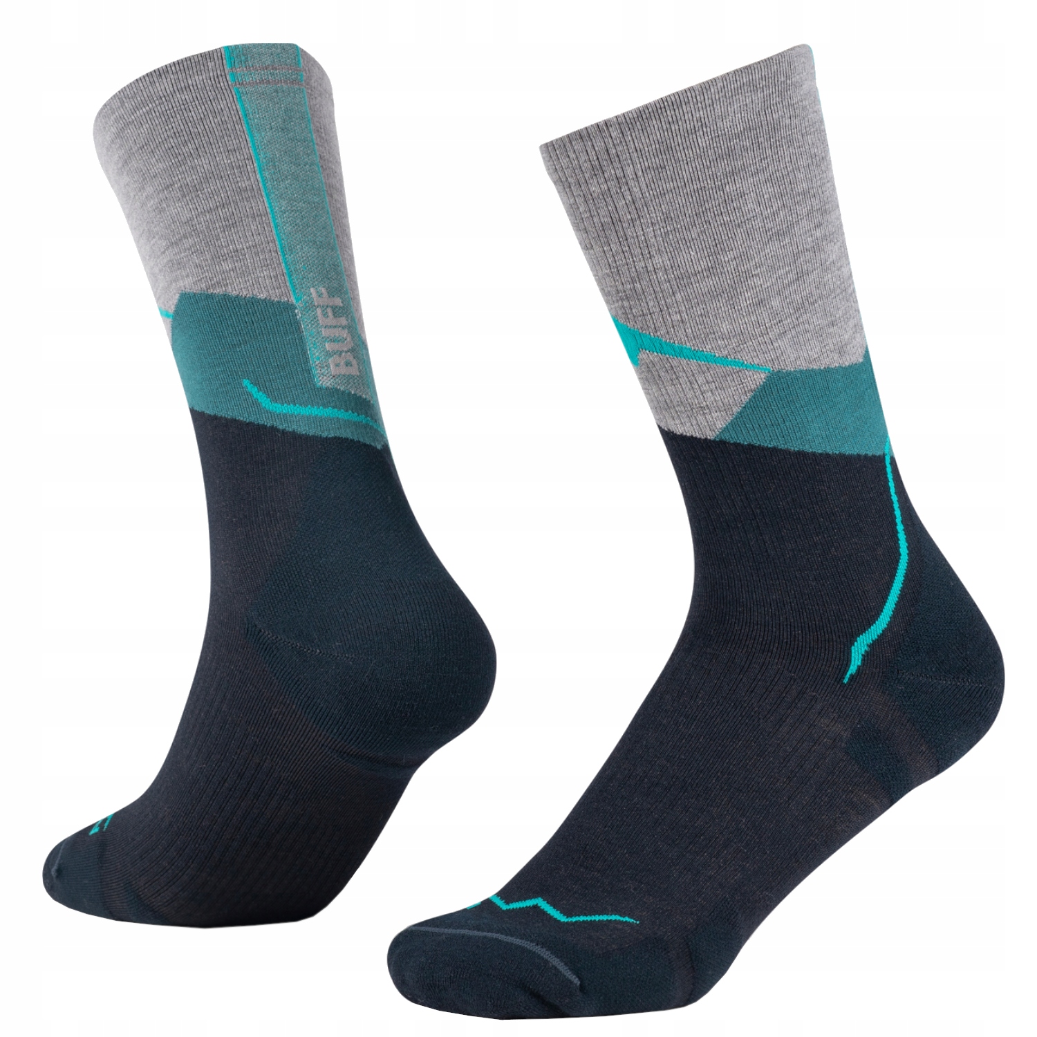Skarpetki BUFF Merino Lightweight Crew Socks – Komfort i styl w każdym kroku