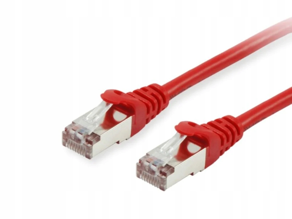 Patchcord S/FTP Cat6 3m Czerwony – Wysoka jakość połączeń sieciowych