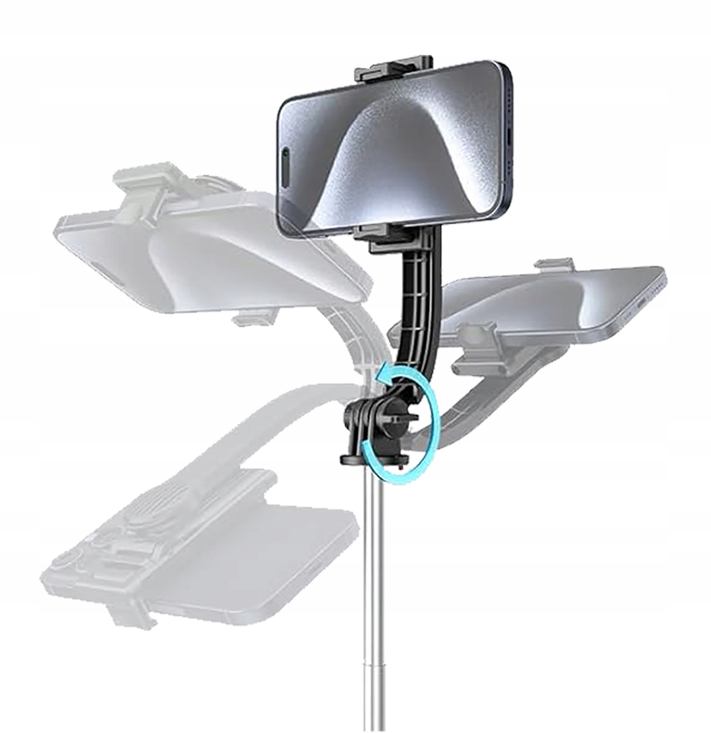 Obrotowa głowica 360 stopni dla pełnej swobody