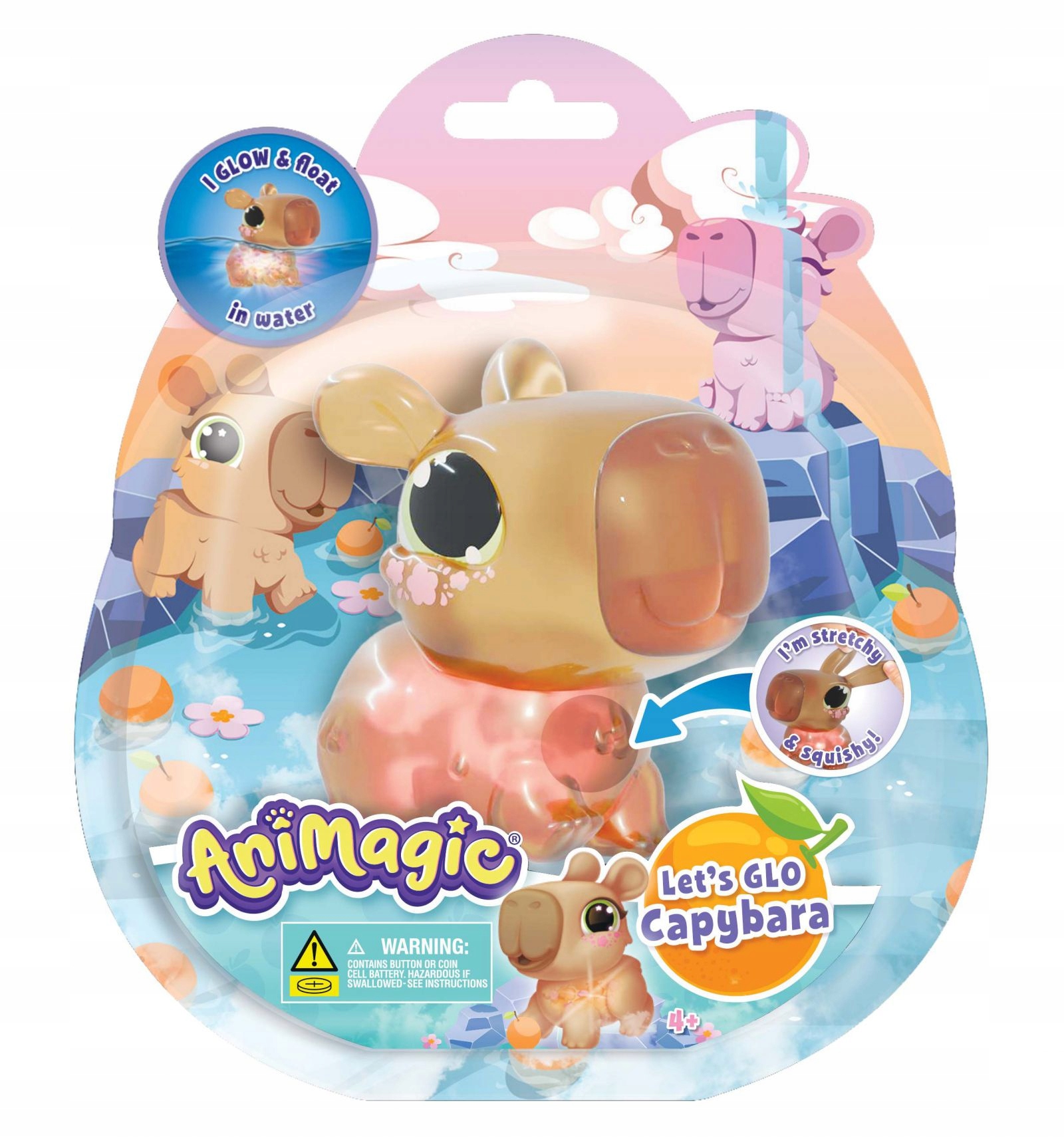GOLIATH Animagic Capybara brązowa 44136 – Twój nowy przyjaciel do zabawy