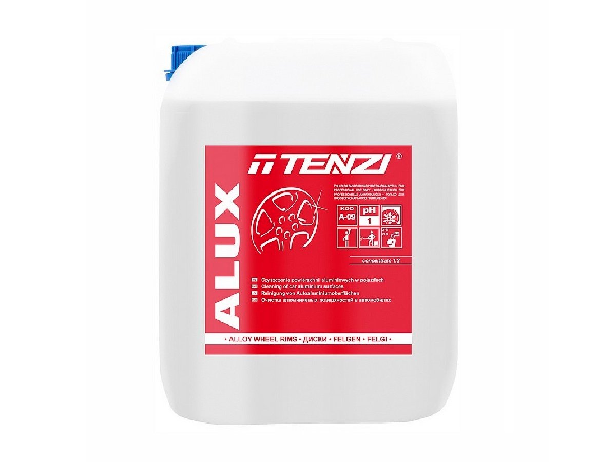 Tenzi Alux 10L – Koncentrat kwasowy do czyszczenia felg aluminiowych
