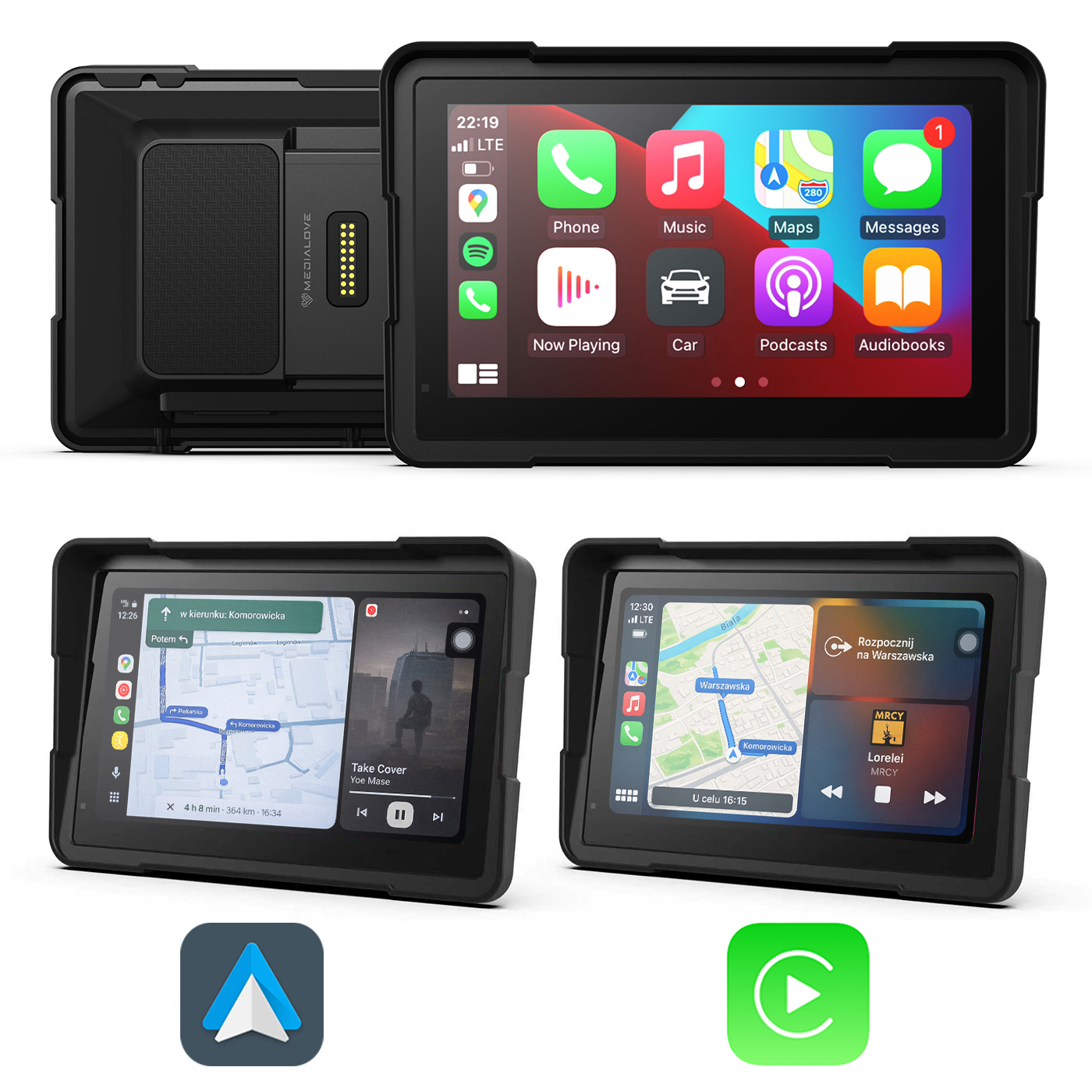 Wysoka jakość wyświetlacza 7