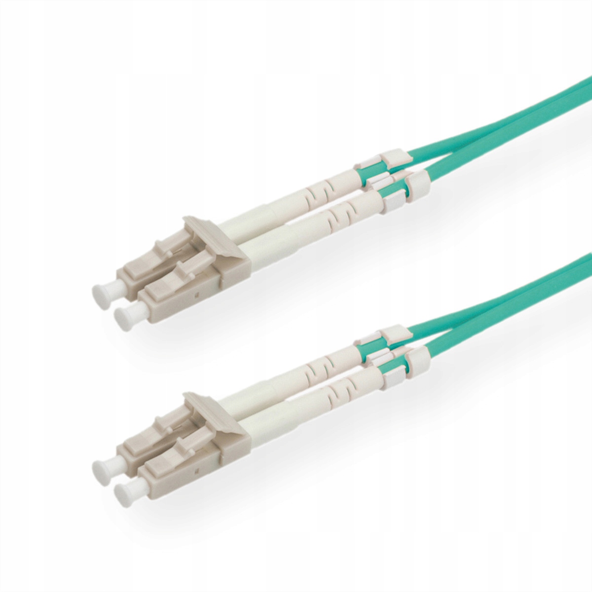 Patchcord światłowodowy ROLINE 50/125µm OM3, LC-LC, turkusowy, 1 m – Wysoka jakość i niezawodność
