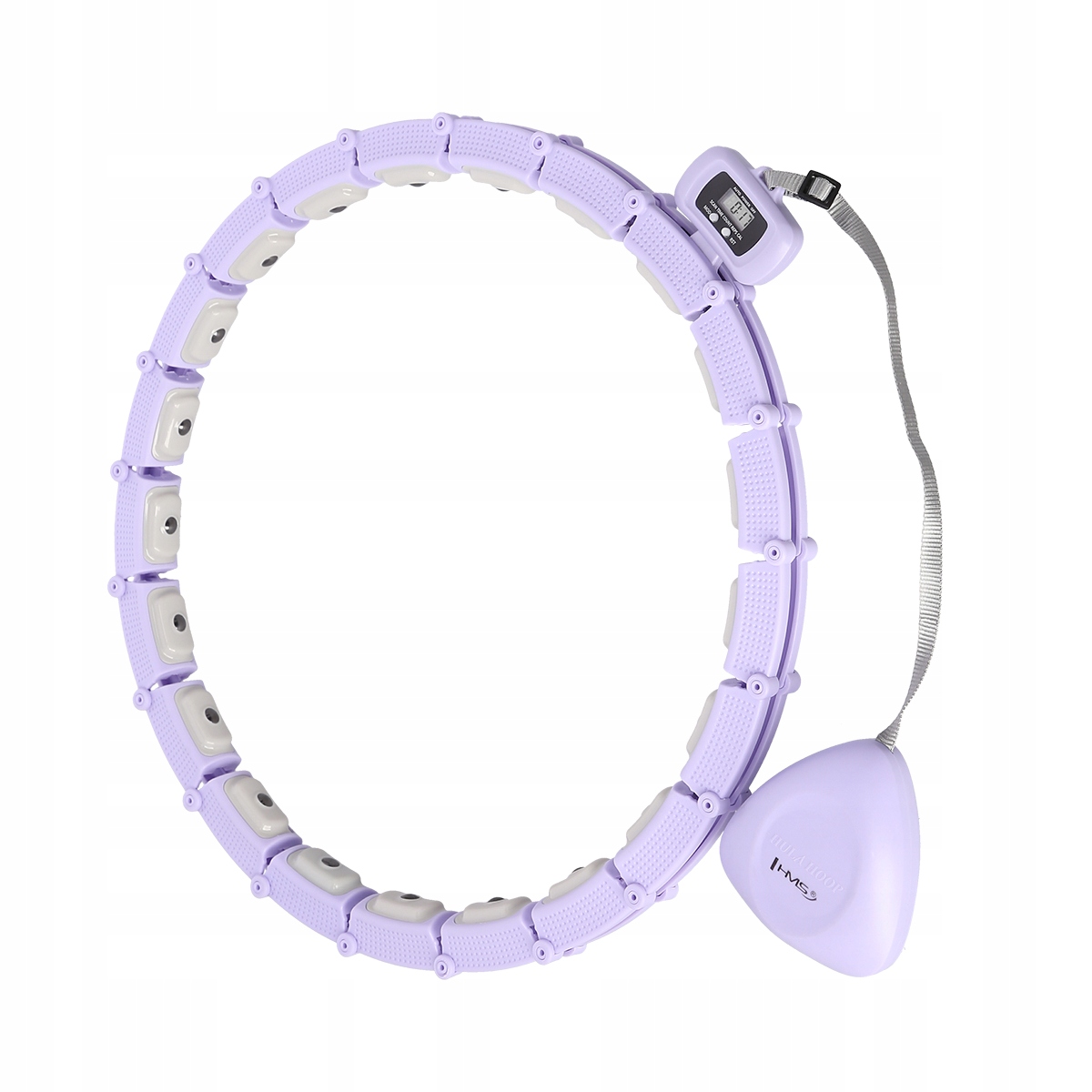 HHM14 HULA HOP VIOLET Z MAGNESAMI I OBCIĄŻNIKIEM – Idealny do treningu i masażu