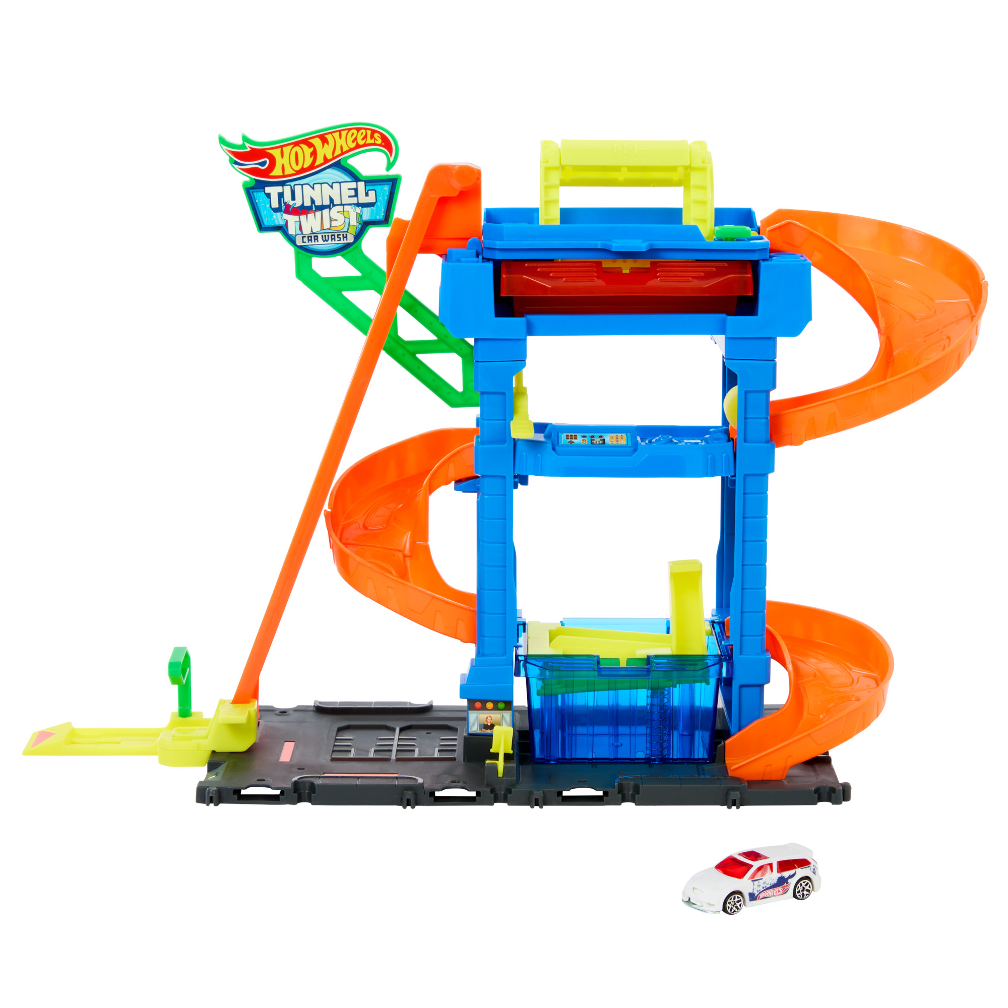 Mattel Hot Wheels City Tunnel Twist – Fantastyczna myjnia dla małych kierowców