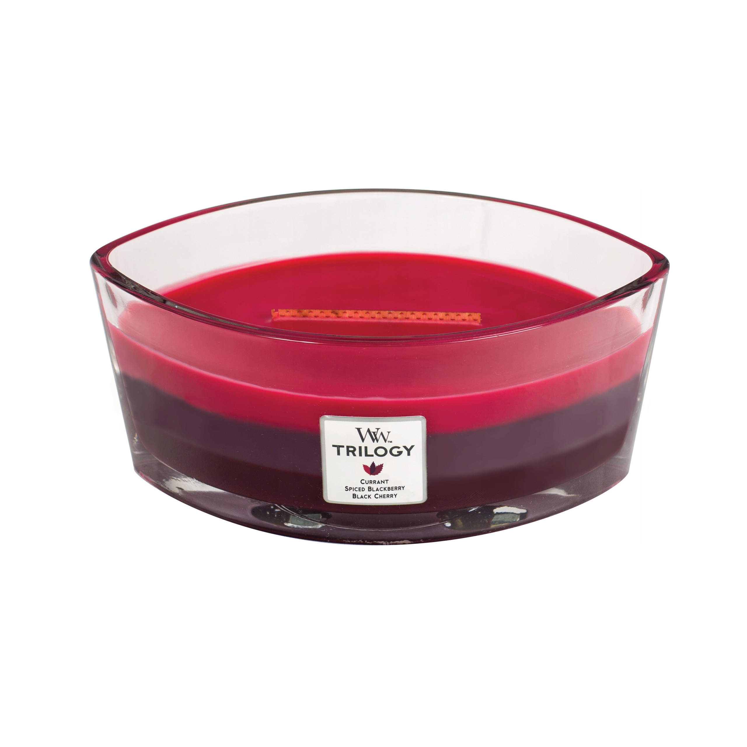 WoodWick WoodWick Trilogy Sun-Ripened Berries Elipsa – Aromatyczna świeca do Twojego domu