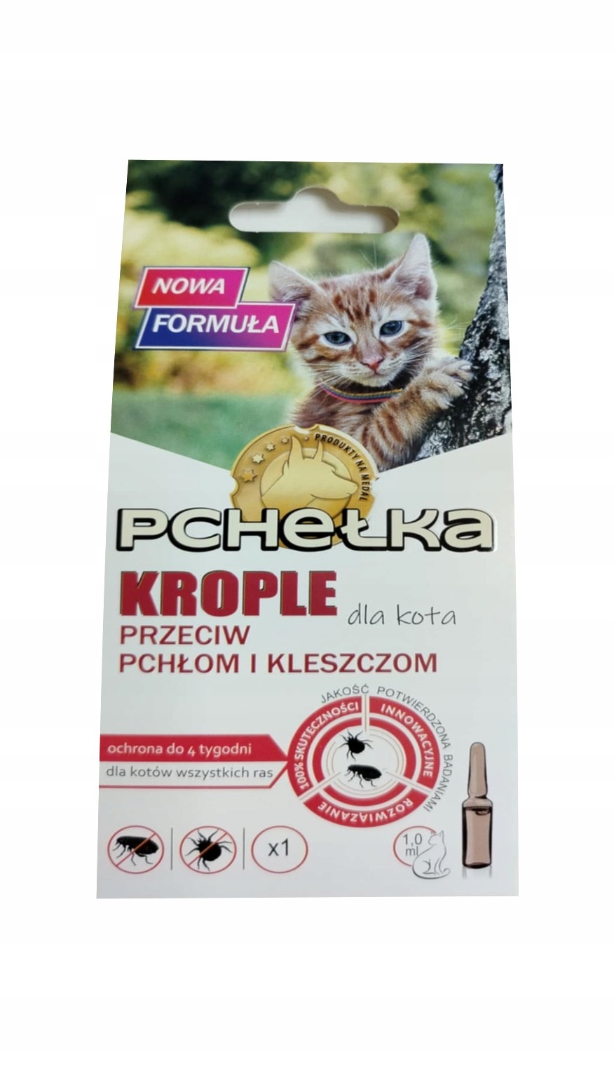 Sposób użycia kropli dla kota