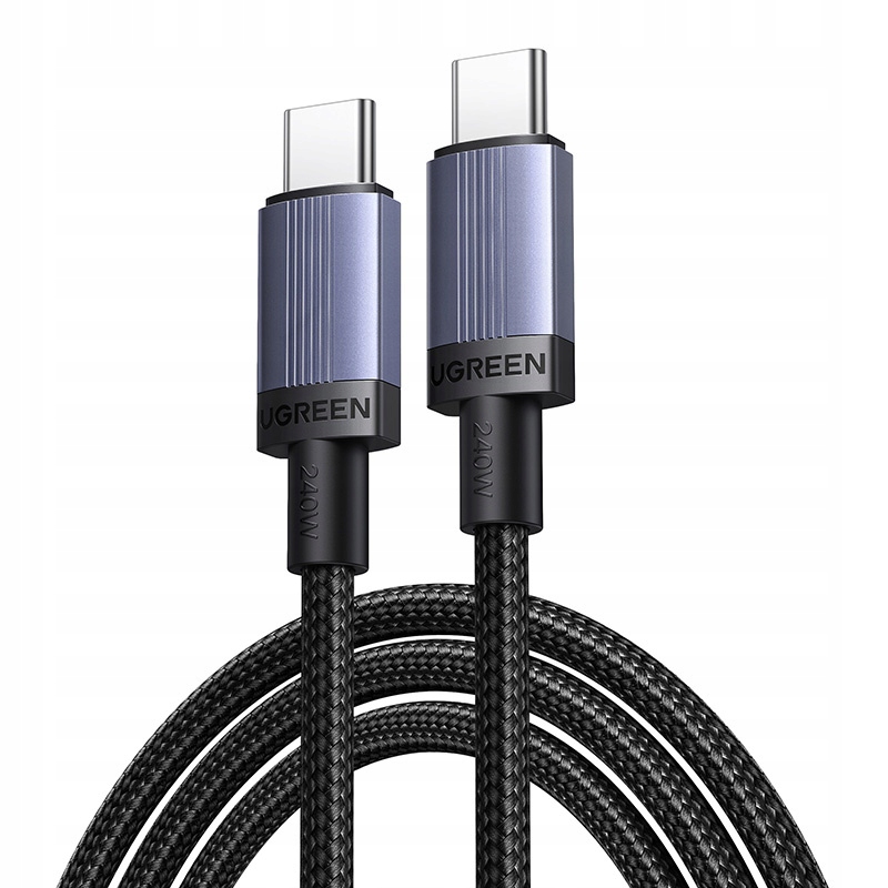 Kabel USB-C do USB-C PD 100W 5A 1m - czarny – Nowoczesne rozwiązanie dla Twoich urządzeń