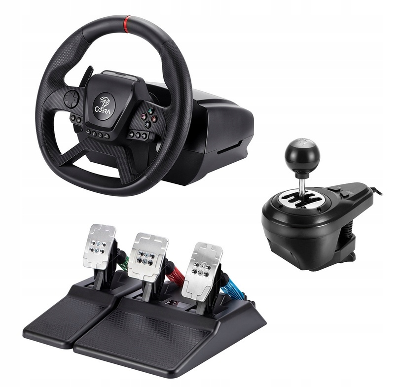 Kierownica gamingowa GT987FF PRO – Twoje wirtualne wyścigi na najwyższym poziomie