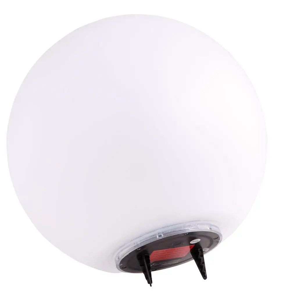 Heitronic Lampa solarna LED ogrodowa Boule 20 cm – Ekologiczne oświetlenie dla Twojego ogrodu