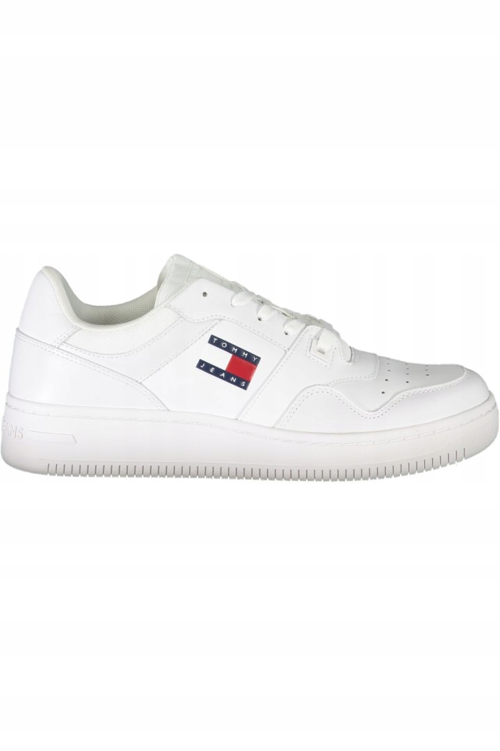 Białe męskie buty sportowe Tommy Hilfiger Retro Basket Ess – Styl i wygoda na co dzień