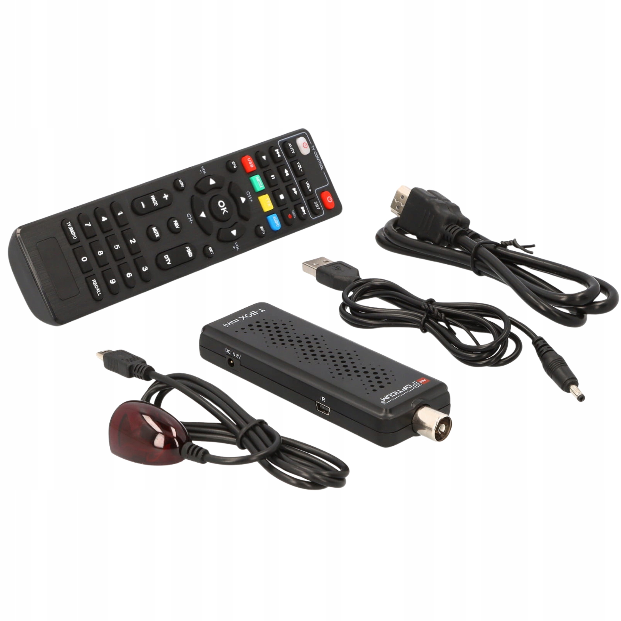 Tuner DVB-T2/C Opticum T-BOX mini – Nowoczesny dekoder do telewizji