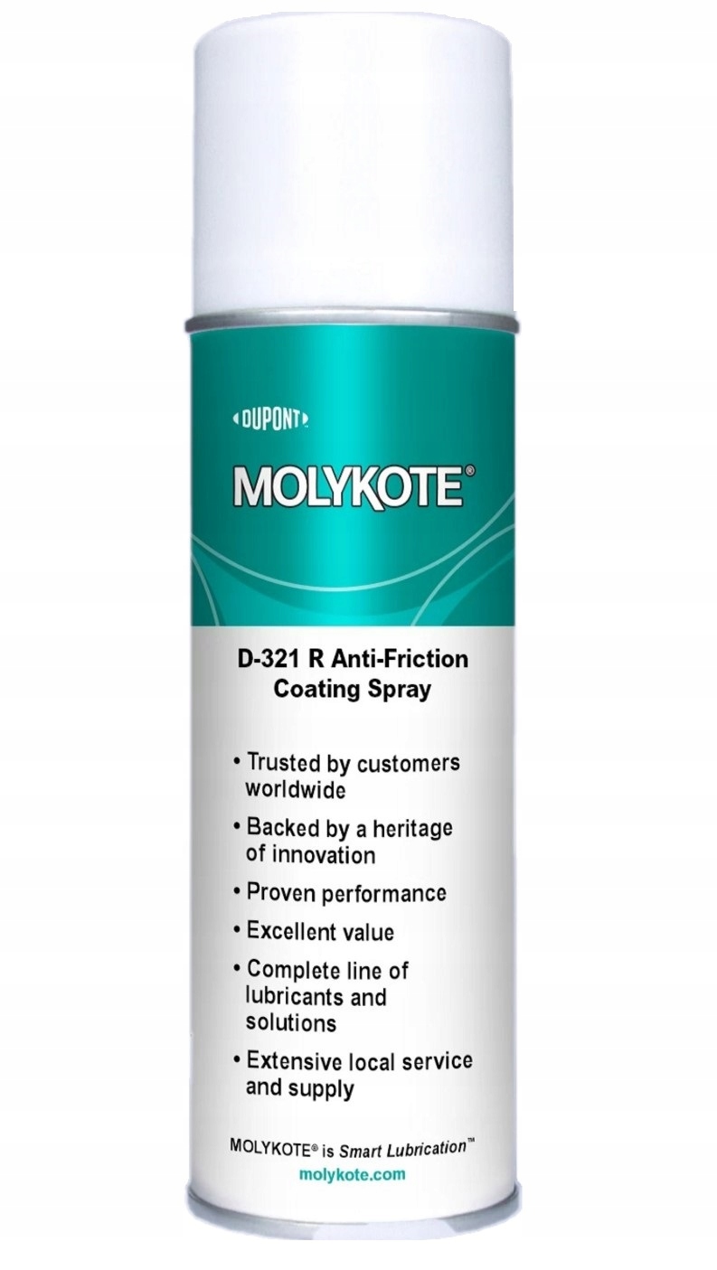 Molykote D 321 R 400 ml – Innowacyjny smar molibdenowy w sprayu