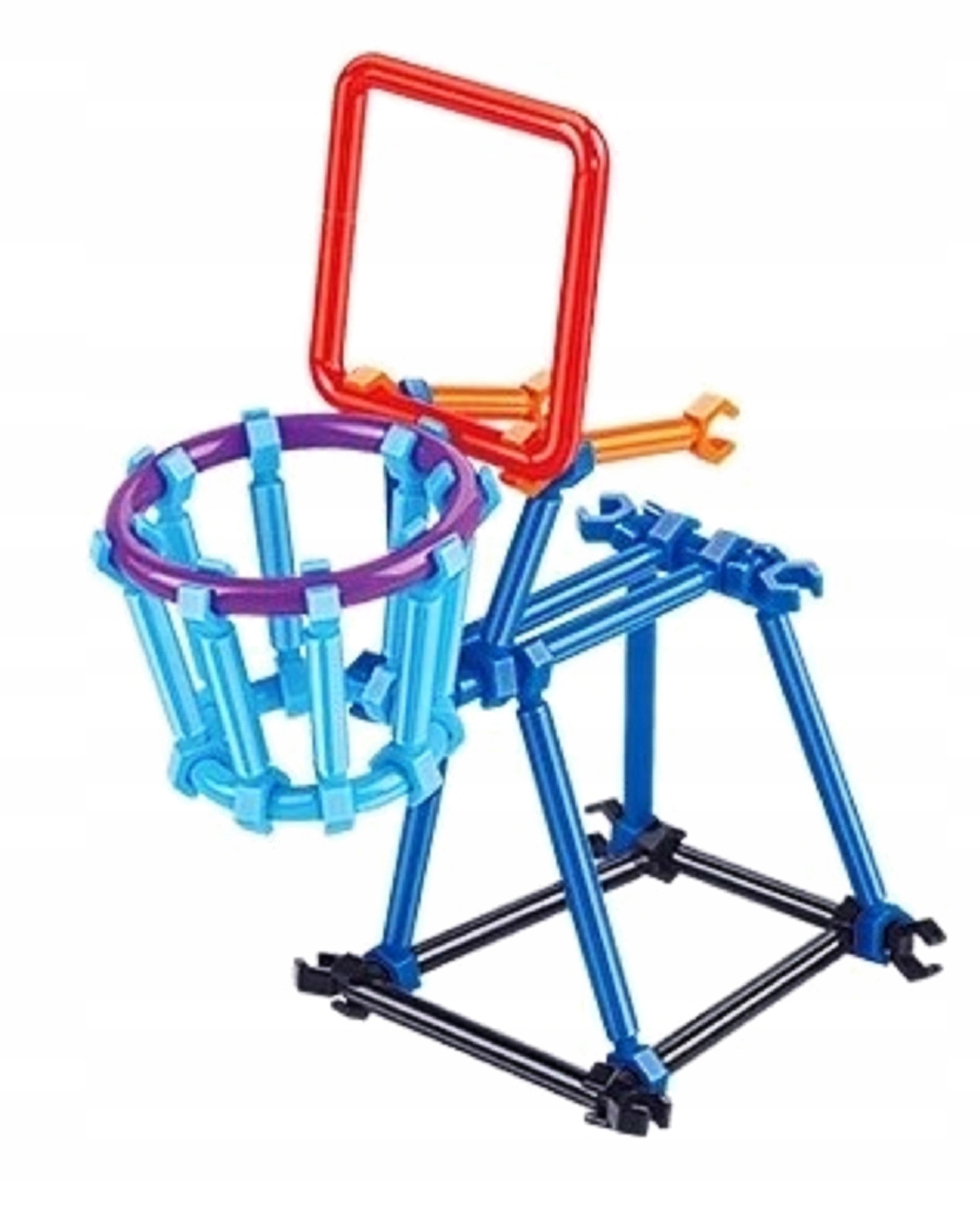 Różnorodność kształtów i kolorów w zestawie