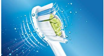Główka DiamondClean zapewnia najwyższą skuteczność procesu wybielania szczoteczek Sonicare
