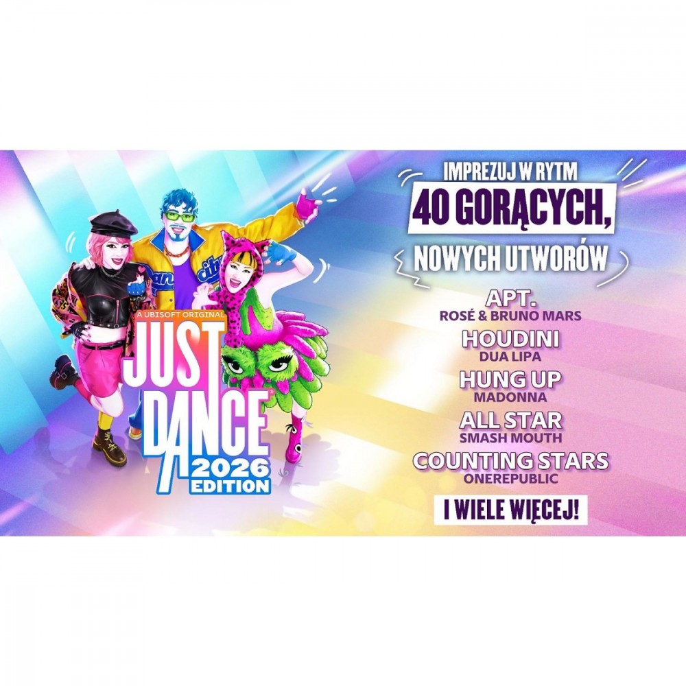 Just Dance 2026 – Gra na Nintendo Switch, która porwie Cię do tańca!