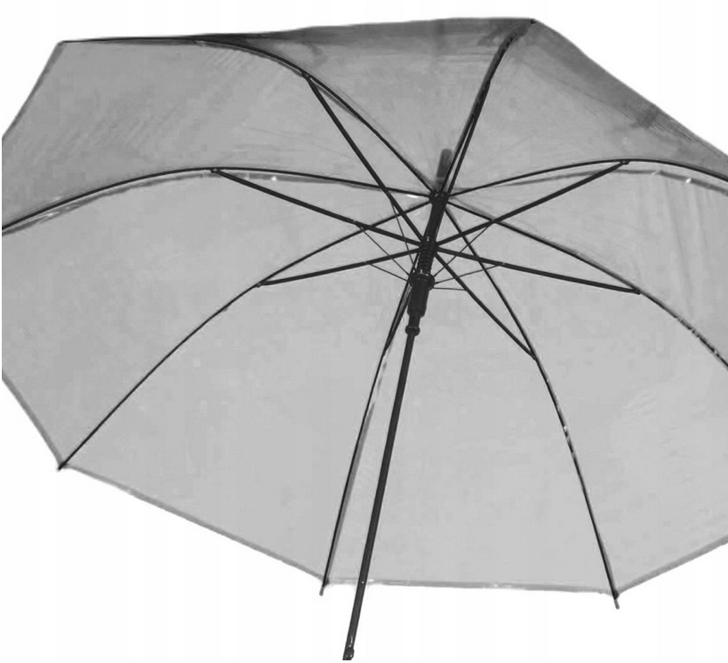 Przezroczysty design z kolorowym nadrukiem