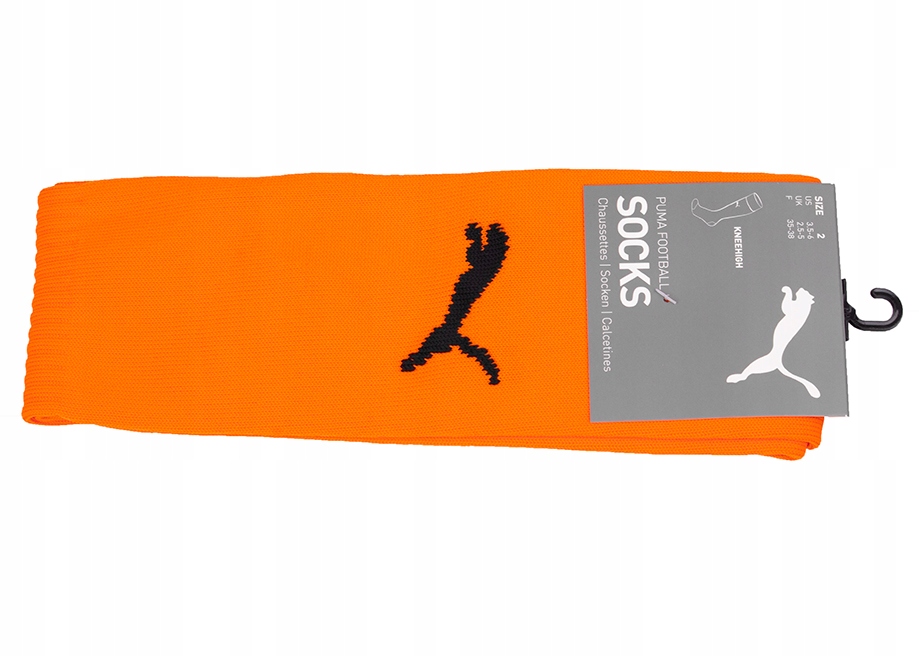 Getry piłkarskie Puma Liga Core Socks pomarańczowe 703441 08 – Komfort i ochrona na boisku