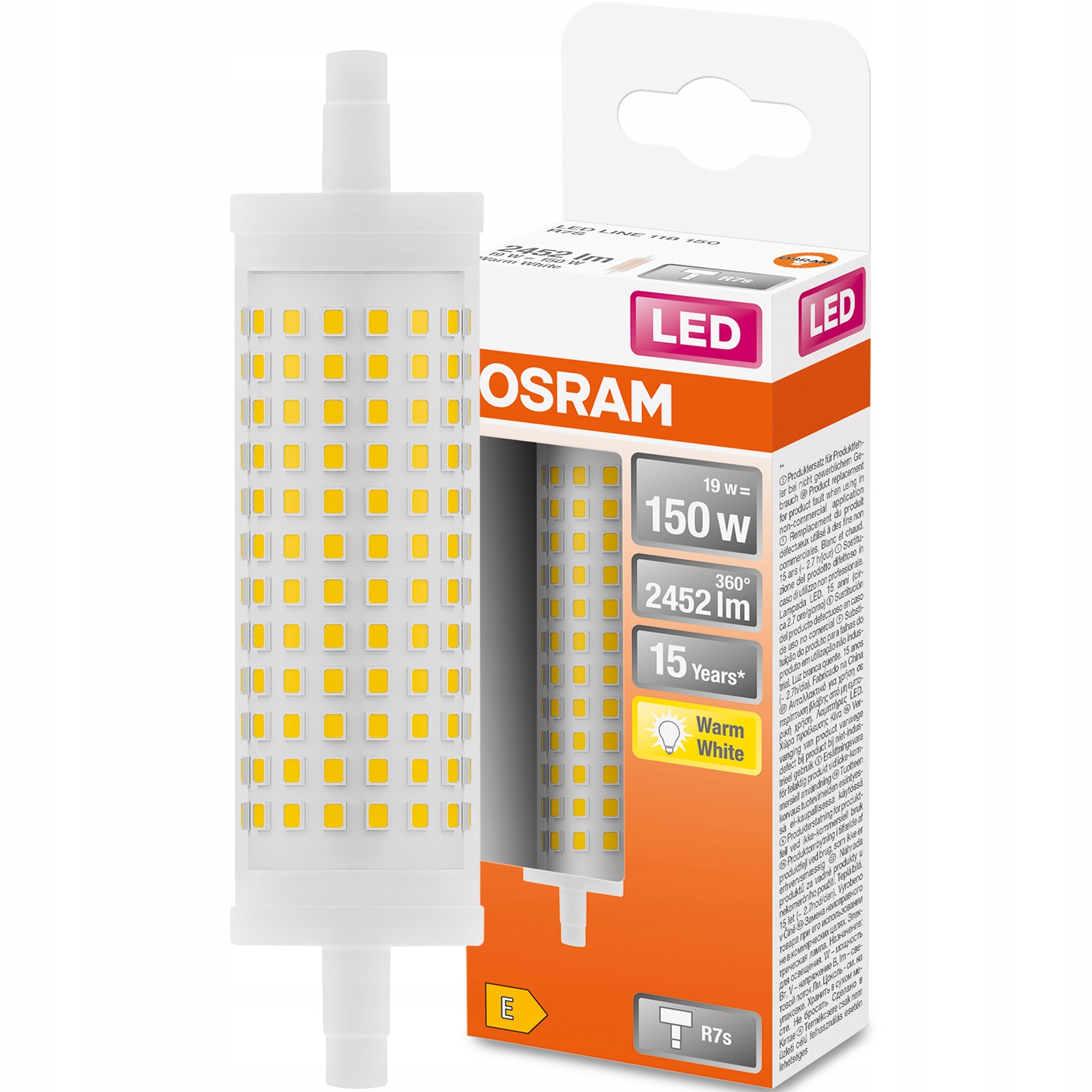 Żarówka LED OSRAM R7s 17.5W 2452lm 2700K – Ekologiczne oświetlenie dla Twojego domu