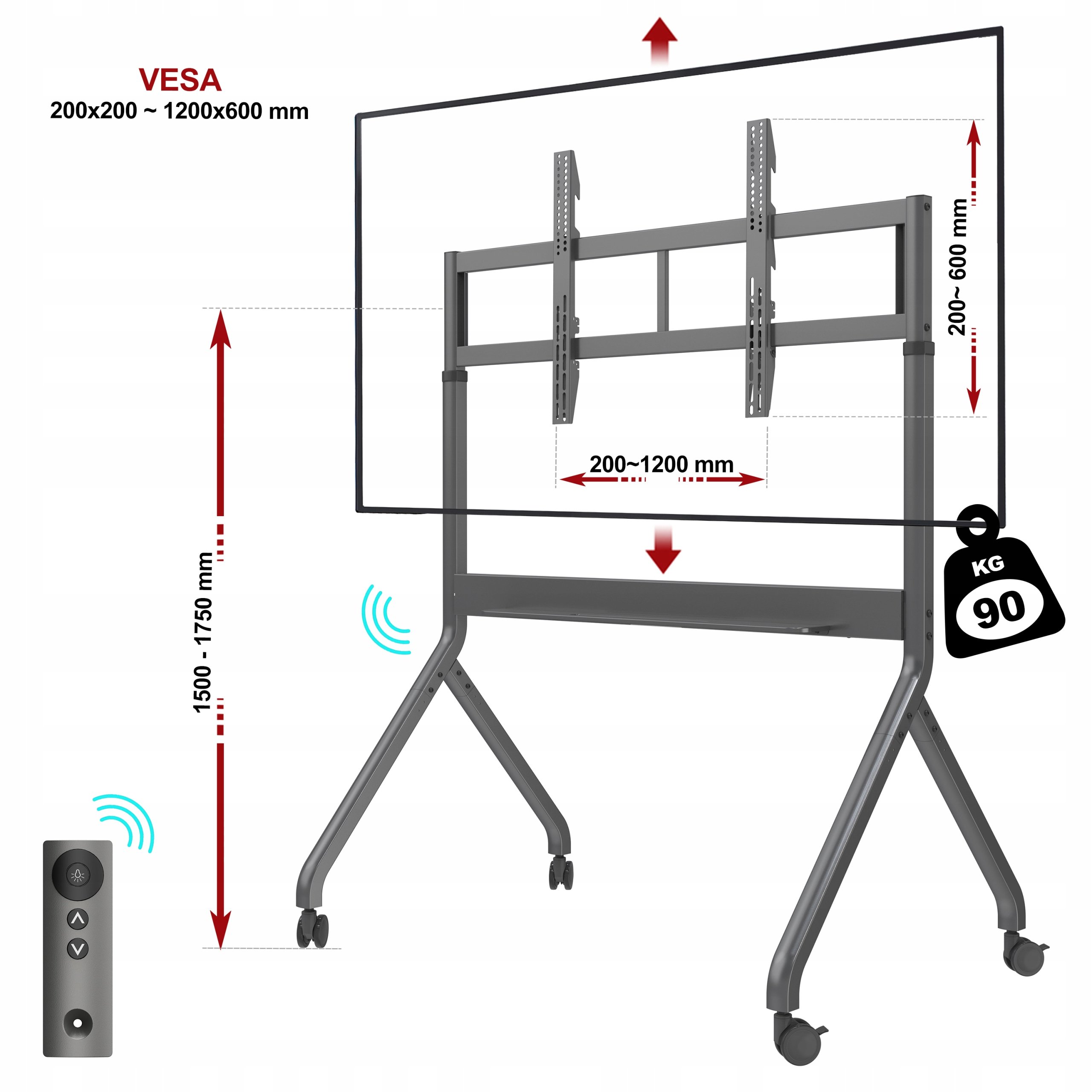 Ciche obrotowe kółka z funkcją blokady