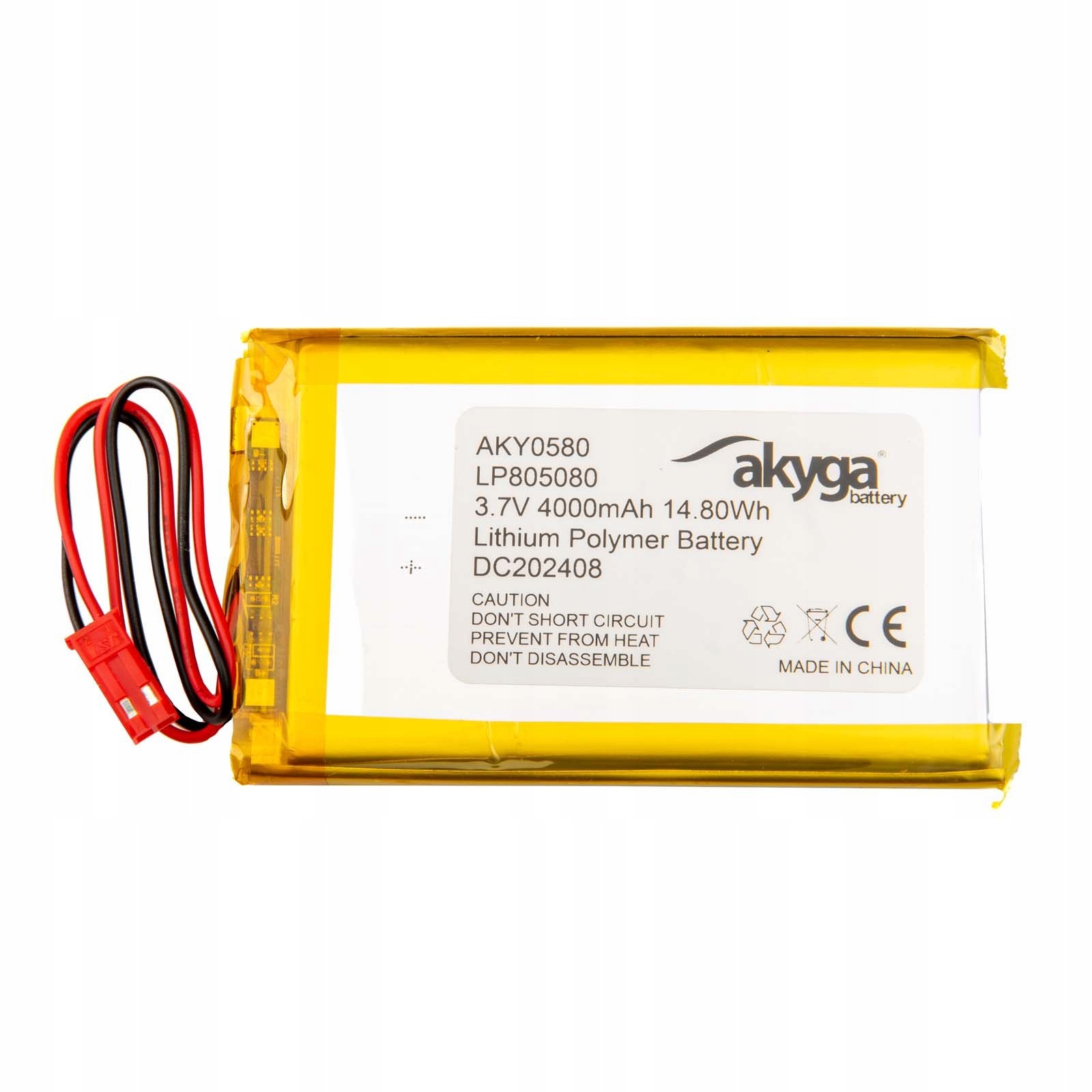 Przewody o długości 150 mm z konektorem JST 2-Pin