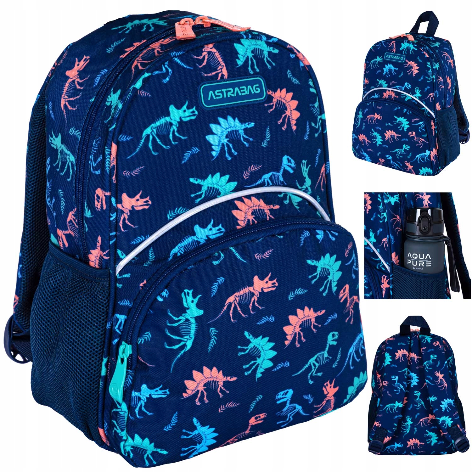 Przestronna komora i praktyczne kieszenie zewnętrzne