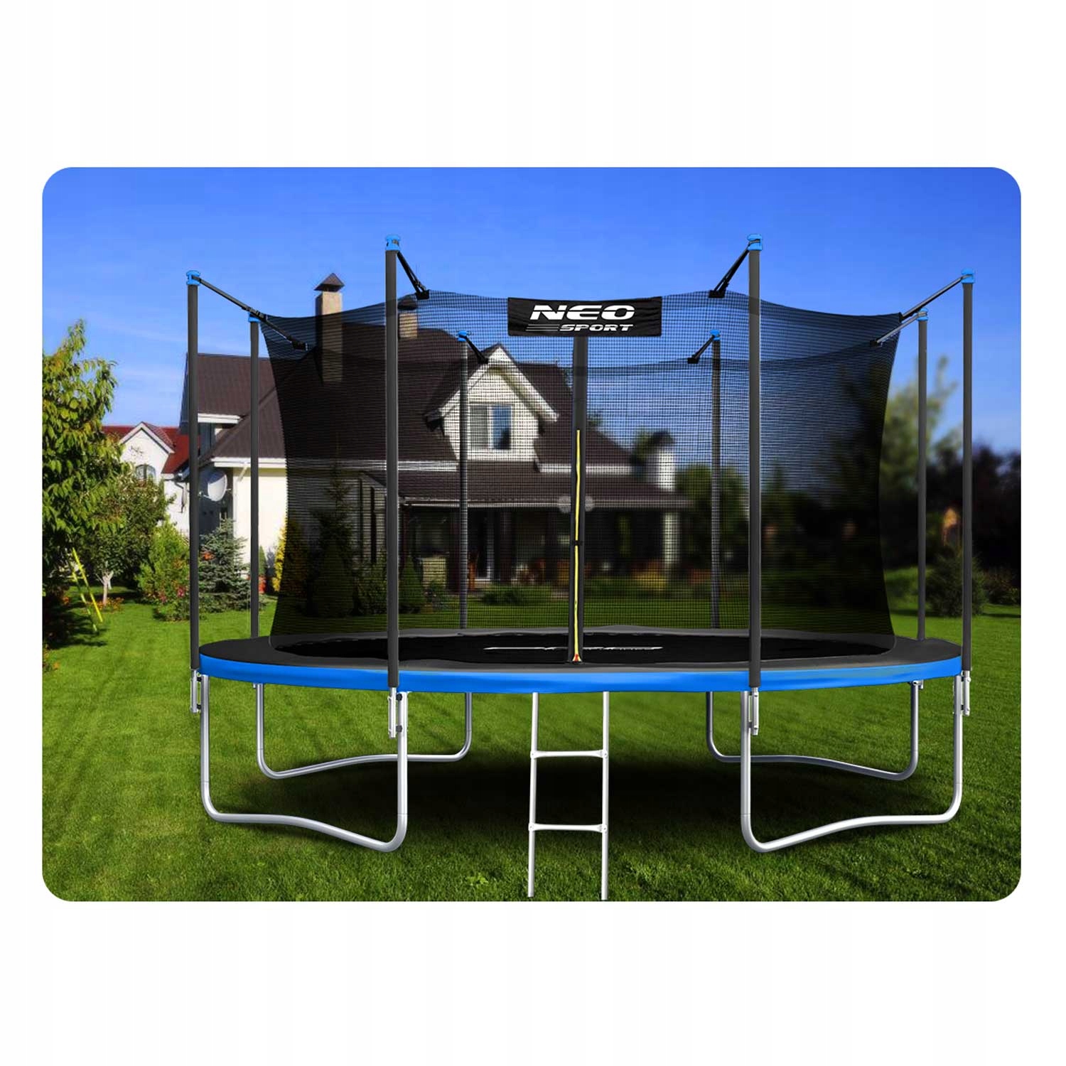 Trampolina ogrodowa NS-14W241 – Bezpieczna zabawa w ogrodzie