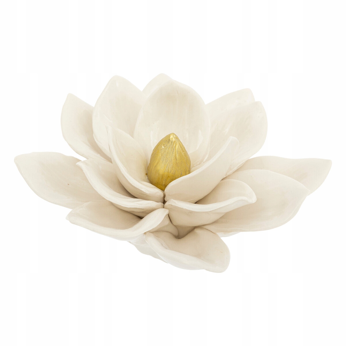 Ceramiczny kwiat lotosu THE FLORAL COLLECTION – Elegancka dekoracja do wnętrz