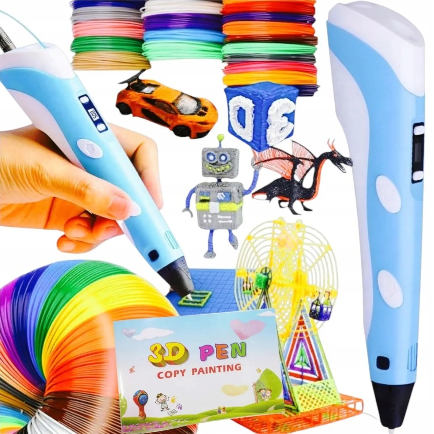 Zawartość Zestawu Długopisu 3D Kanza