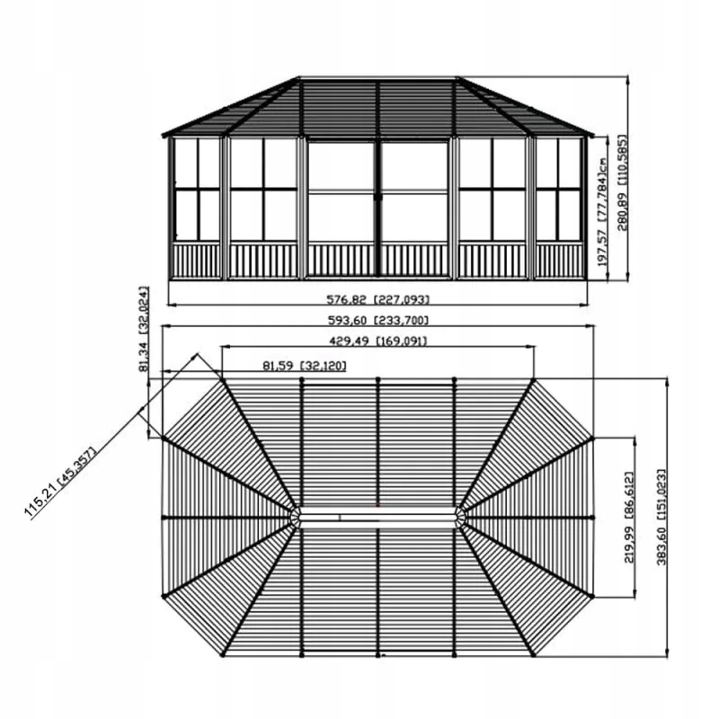 Kontrolowana wentylacja dzięki 14 oknom
