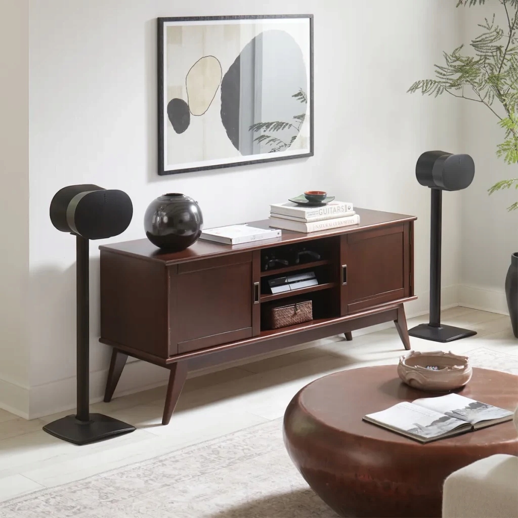 Stojaki podłogowe SANUS WSSE32 dla Sonos Era 300 – zestaw 2 sztuk