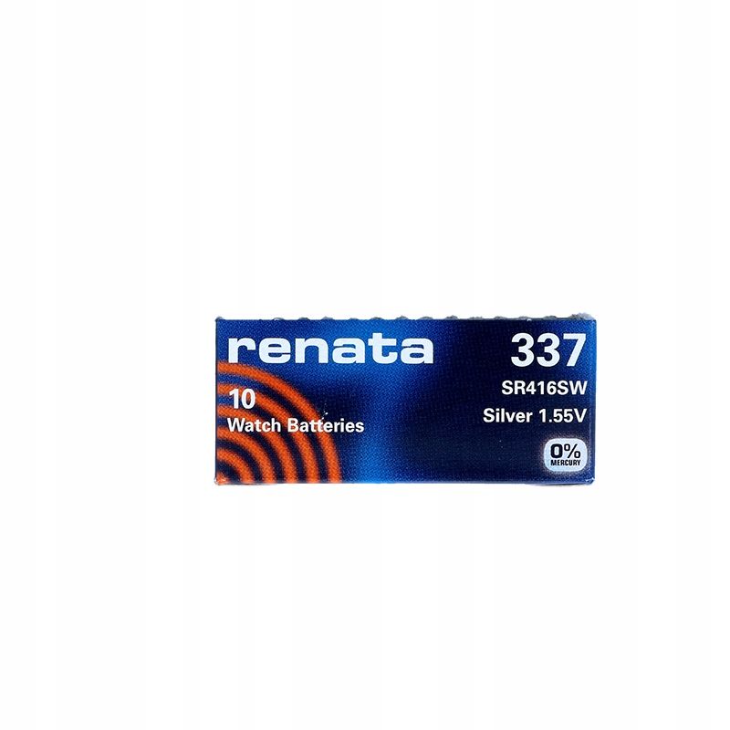 Bateria srebrna mini Renata 337 / SR416SW – Idealne zasilanie dla Twojego zegarka