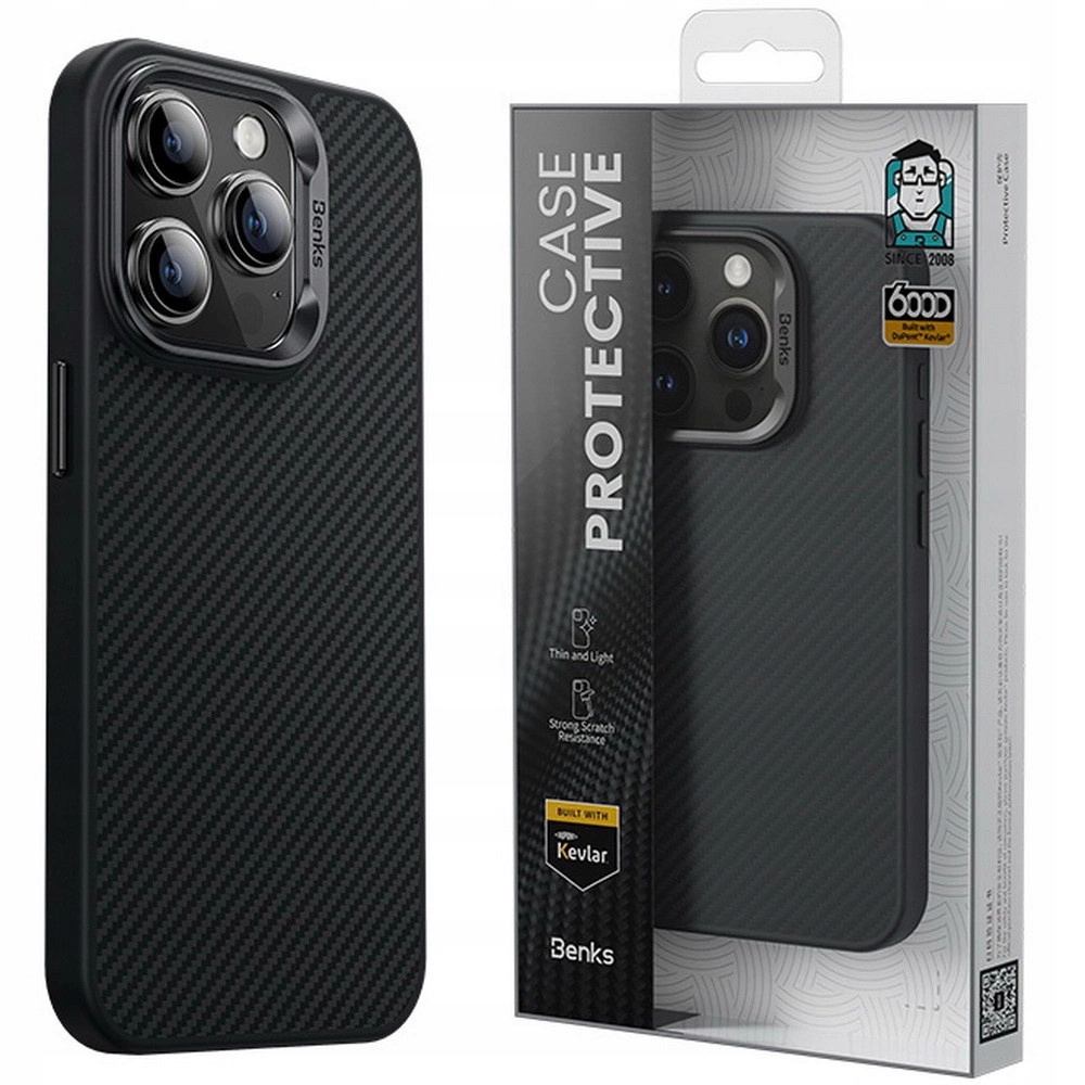 Etui Benks MagClap ArmorPro Kevlar Case 600D Apple iPhone 14 Pro – Ochrona na najwyższym poziomie