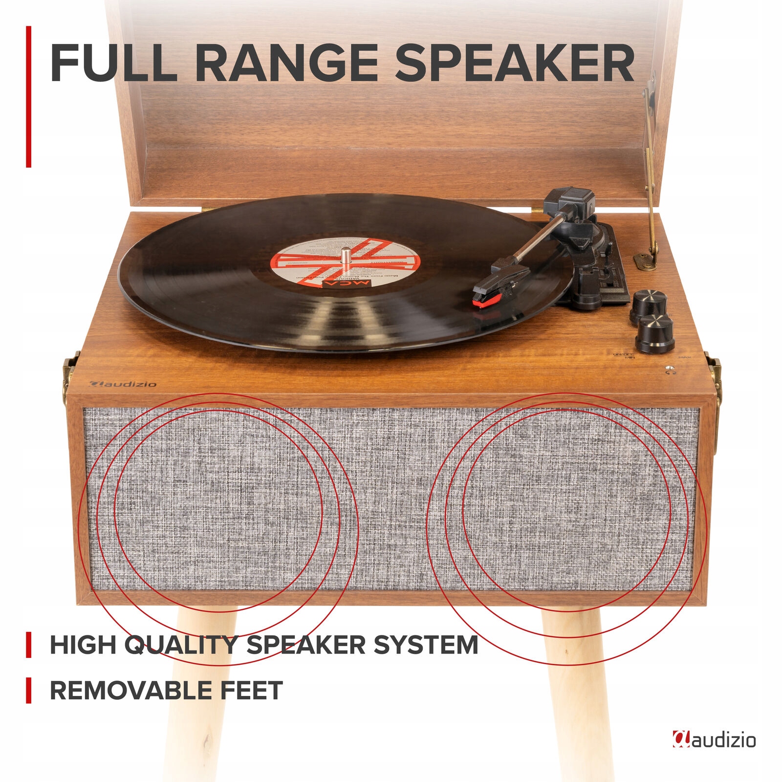 Typ wkładki: ceramiczna stereo z igłą