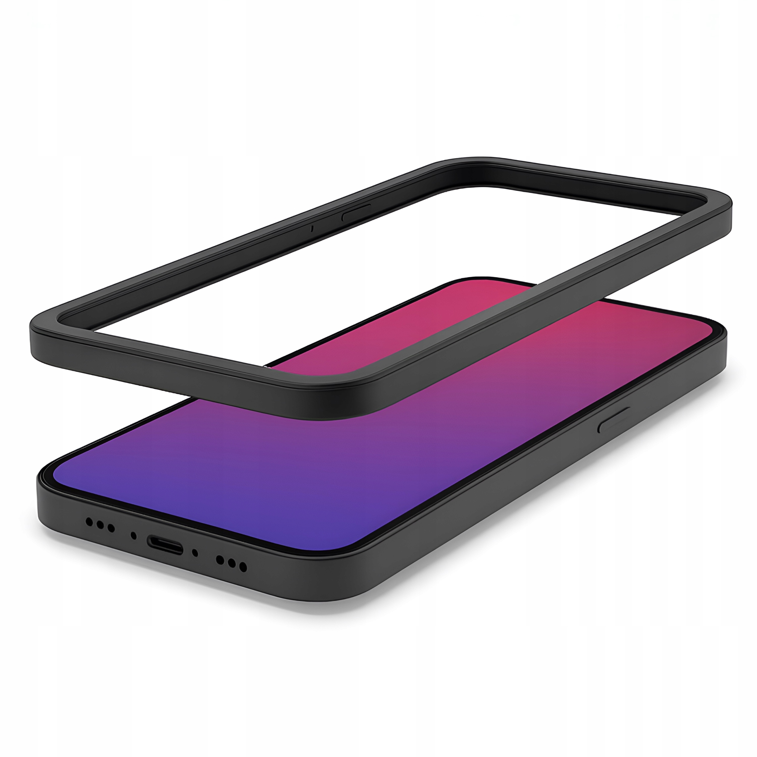 Ramka Montażu Szkła Do Apple iPhone 12 / 12 Pro – Perfekcyjny montaż bez bąbelków