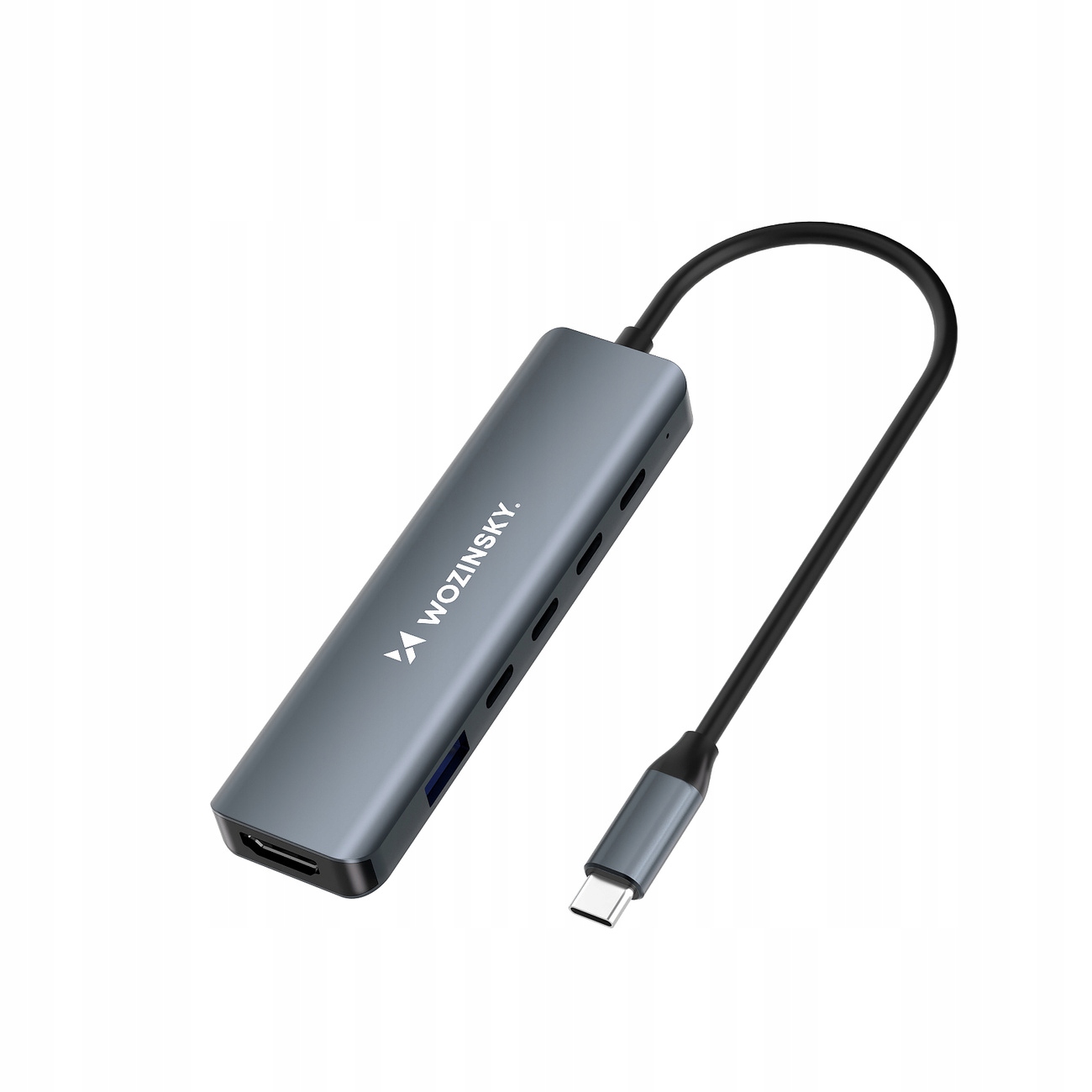 HUB USB-C 6w1 Wozinsky WHBC10Y4S – Niezawodny rozdzielacz dla Twojego komputera
