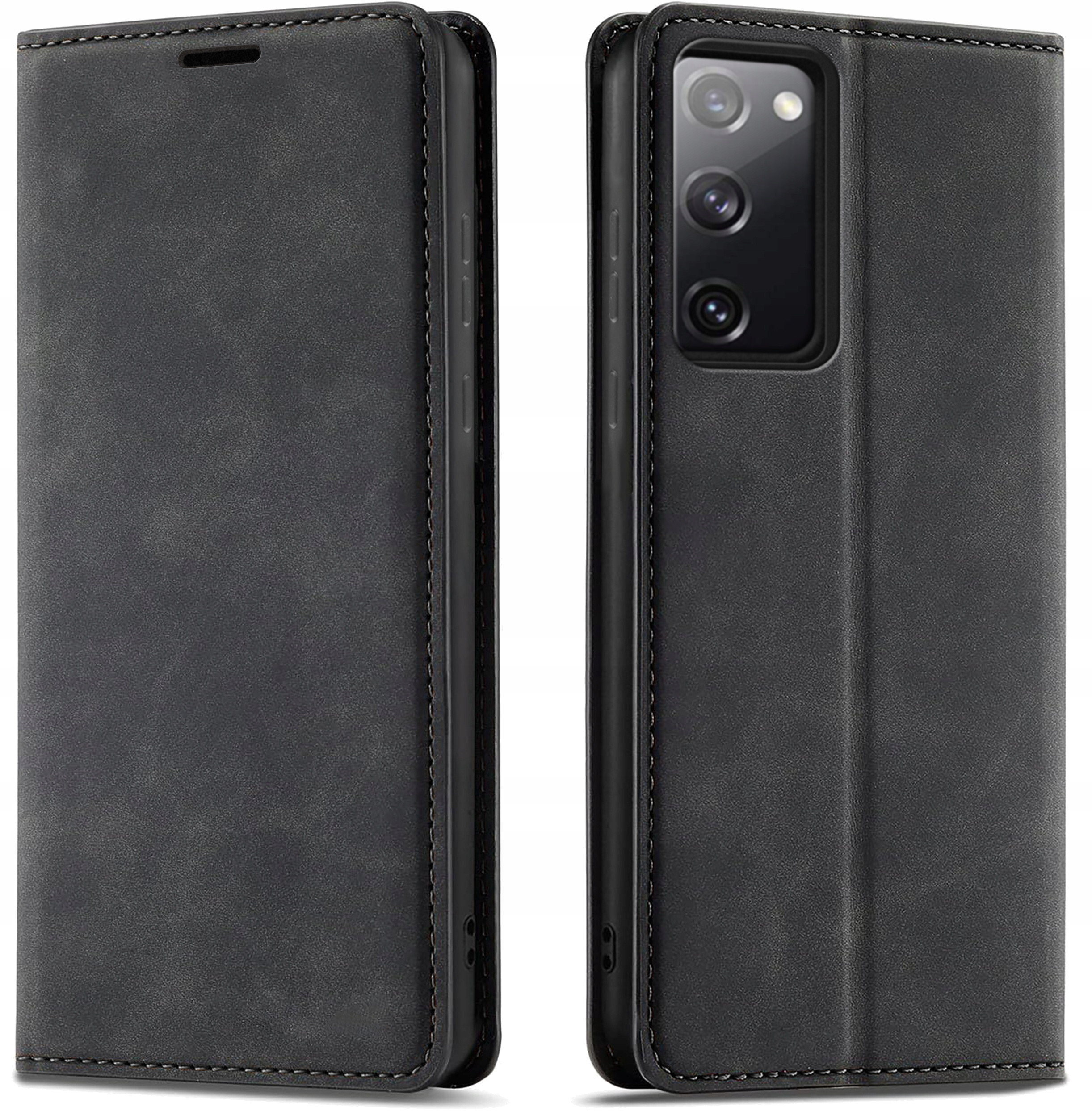 Wysokiej jakości skórzane etui z gumową wkładką