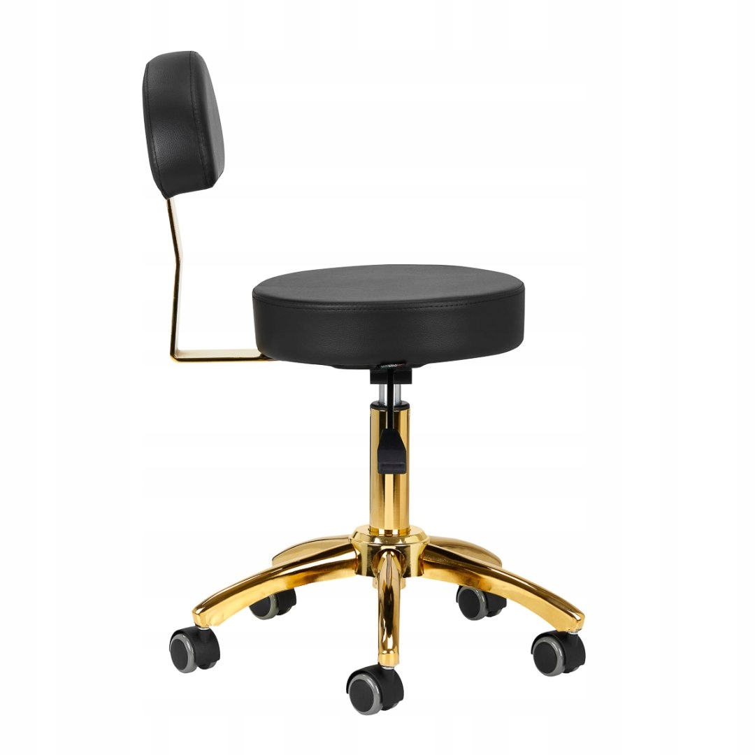 Ergonomiczne wsparcie dla kręgosłupa w taborecie AM-304G