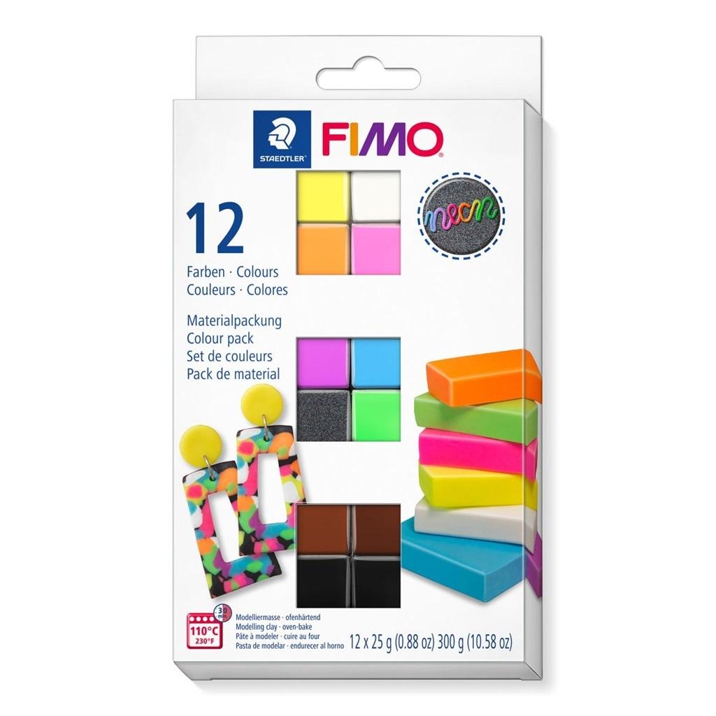 Fimo Mod.masse Effect Neon 12er-Set – Kreatywność w Twoich rękach