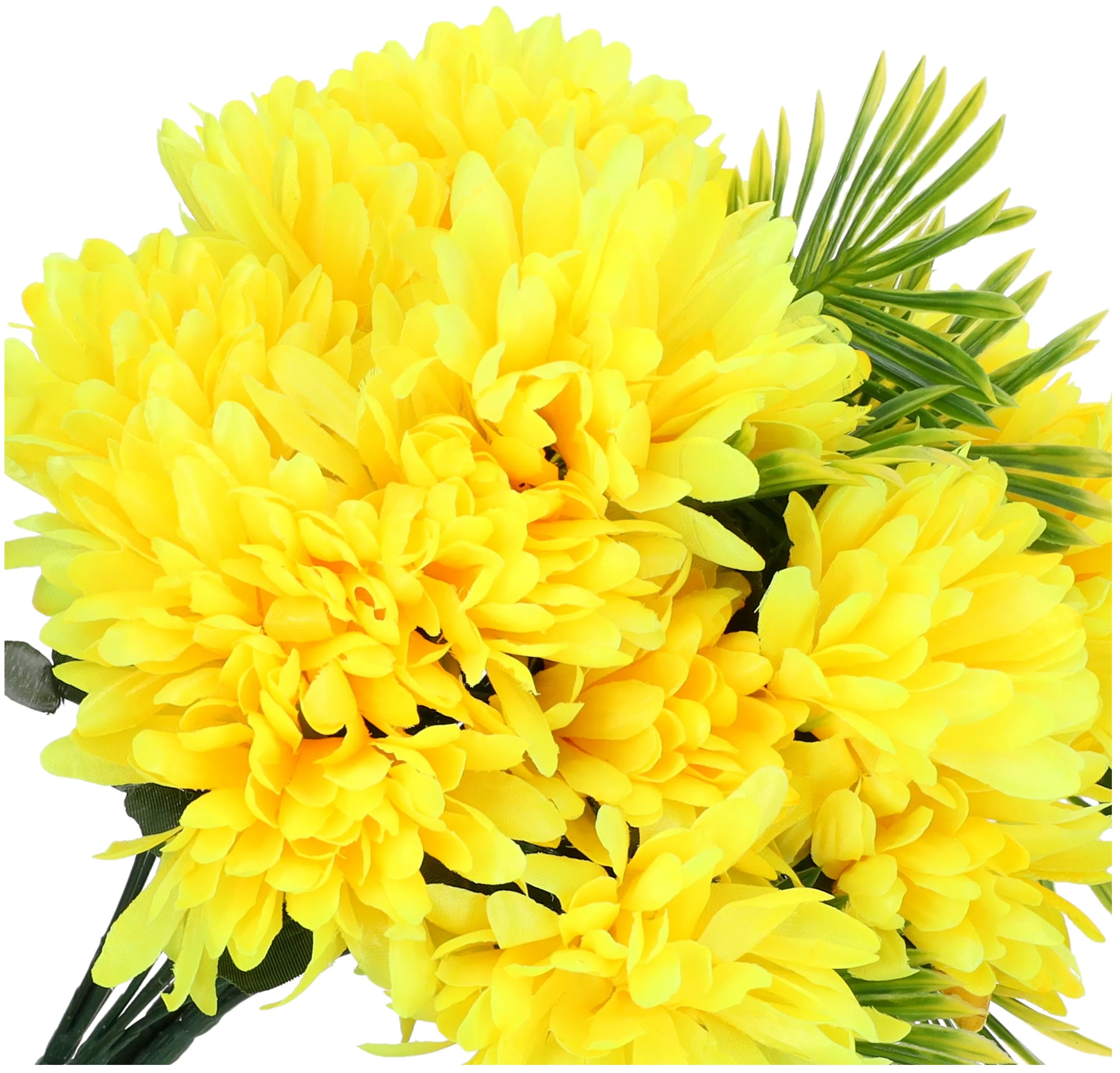 Sztuczne KWIATY CHRYZANTEMY na stroik GAŁĄZKA ozdoba PALMA do wazonu BUKIET – Idealna dekoracja do Twojego wnętrza