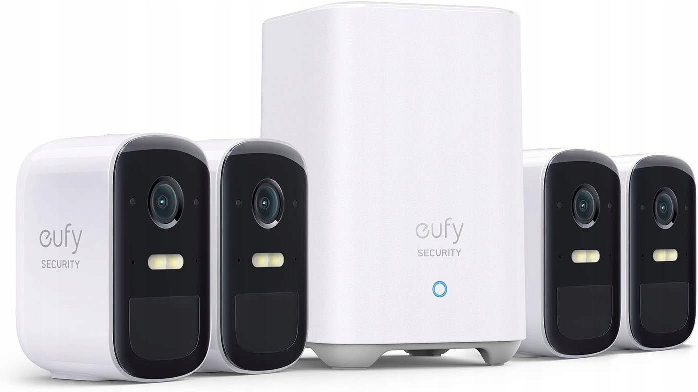 eufy Security Zestaw 4 kamer monitoringowych eufyCam 2C Pro 2K IP67 – Bezpieczeństwo na najwyższym poziomie