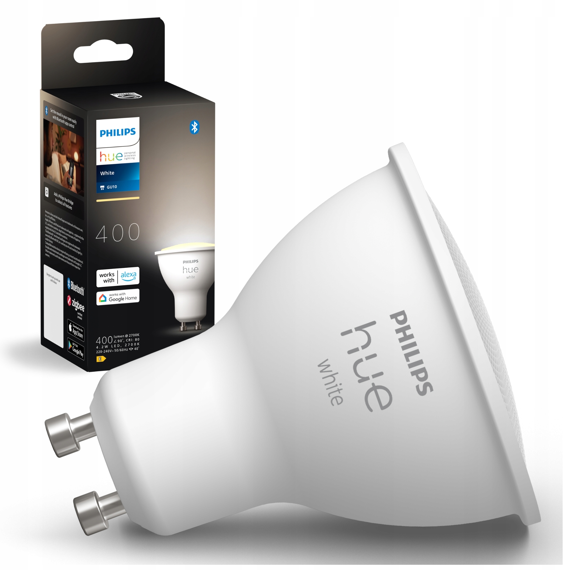 Philips Hue W 4.2W GU10 – Inteligentne oświetlenie do Twojego domu
