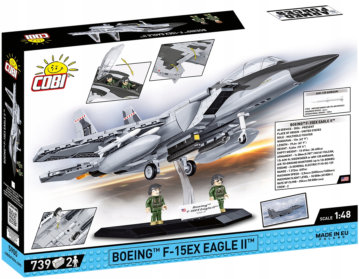 Dlaczego warto wybrać zestaw Boeing F-15EX Eagle II?