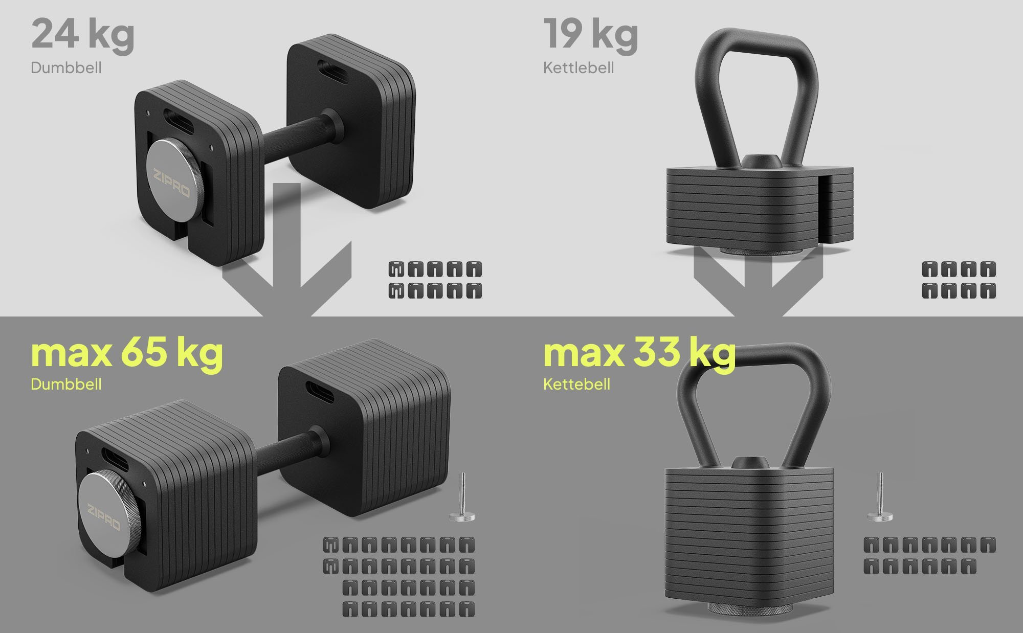 ZIPRO śruba zaciskowa do większych obciążeń SQUARE