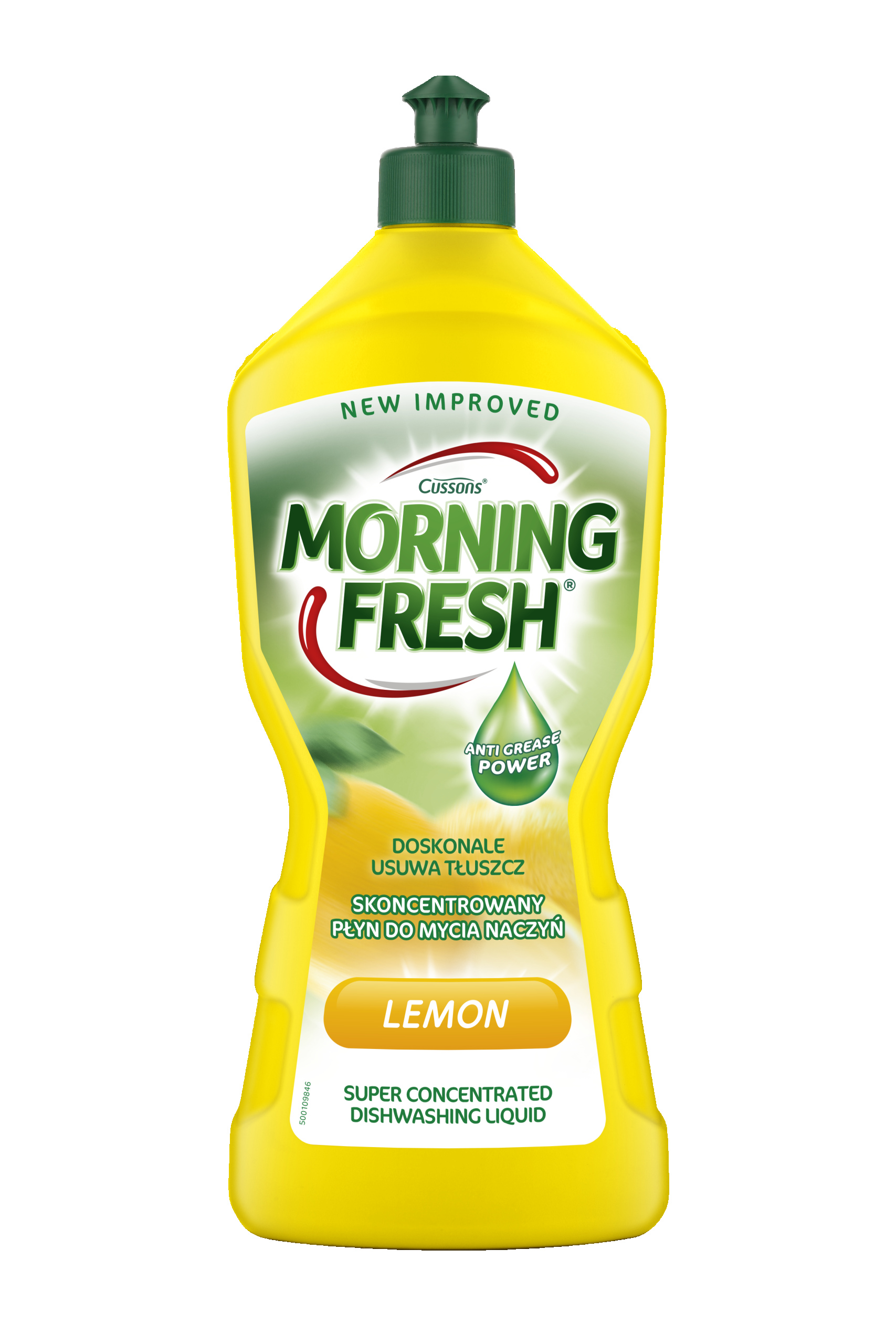 CUSSONS Morning Fresh Skoncentrowany Płyn do Mycia Naczyń - Cytrynowy 900 ml