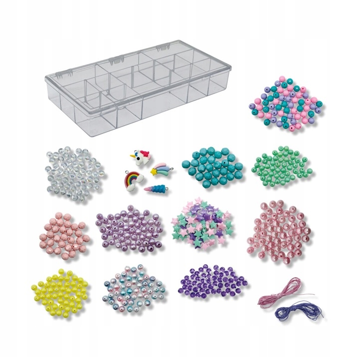 Kreatywna zabawa z wielokolorowymi koralikami