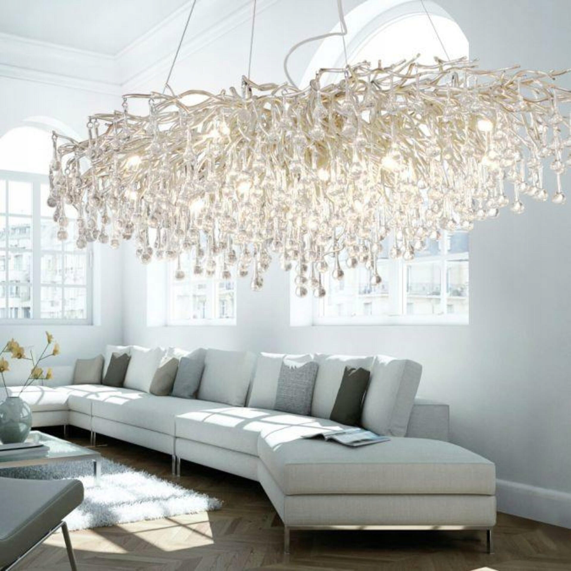 Styl Glamour – Idealne oświetlenie do salonu i jadalni