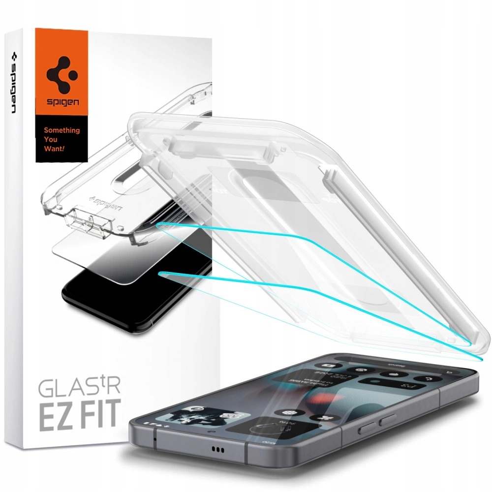 Szkło hartowane Spigen Glas.tr ez Fit do Nothing Phone 3 Clear – Ochrona Twojego ekranu