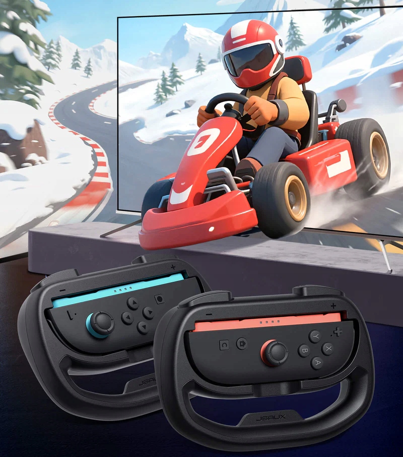 Wyścigowa 2-pak Adapter Nakładka JSAUX do Nintendo Switch 2 – Zmień sposób gry